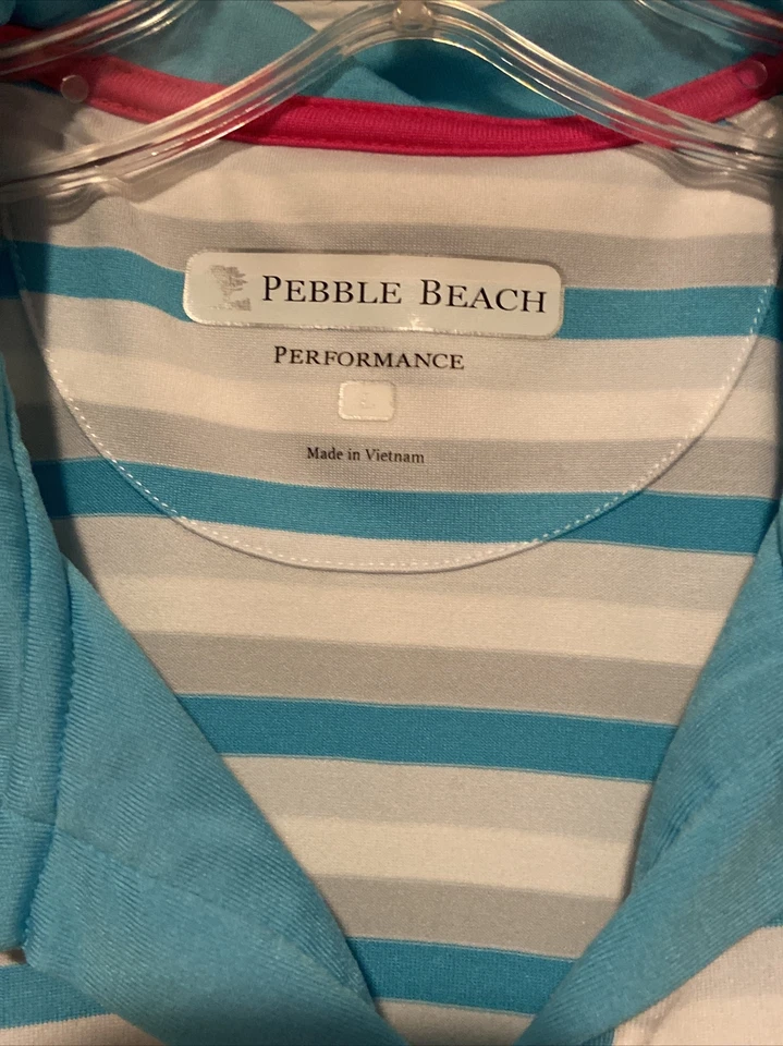 Camiseta de tenis de golf grande para mujer Pebble Beach Dry Luxe Performance ¡USADA EN EXCELENTE ESTADO! Foto 3 de 4