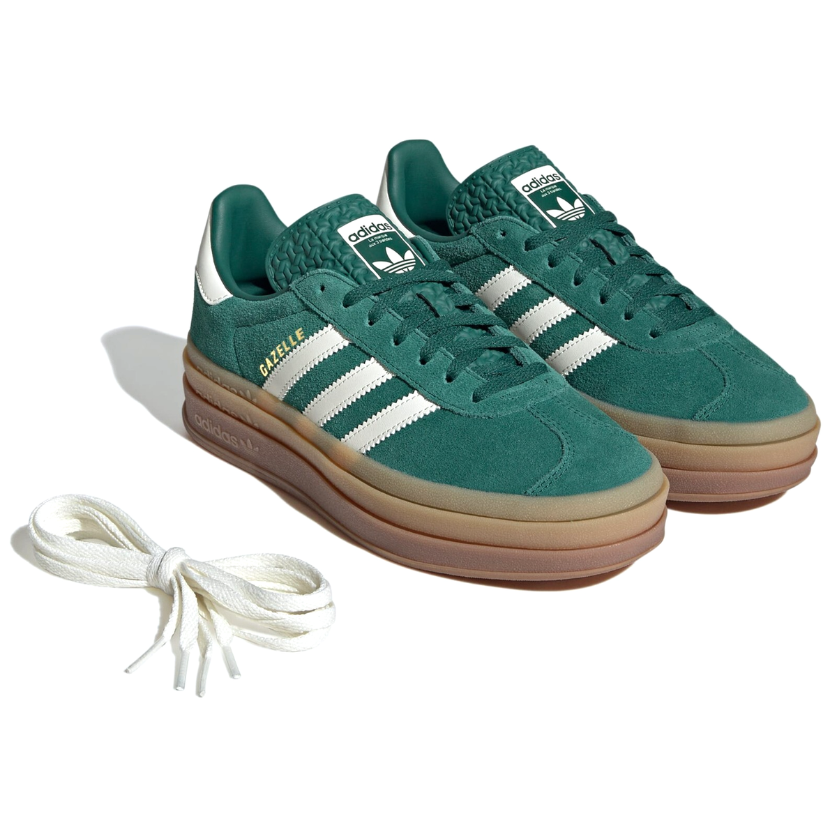 adidas gazelle silver green womens adidas Gazelle Bold W H06126 main image 0