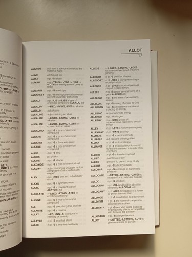 The Official SCRABBLE Players Dictionary by Merriam-Webster (2018, Hardcover,... - Picture 23 of 24