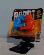 RED & BLUE ROBOT FINGER FIGHTERS  Faux Rock'em Sock'em