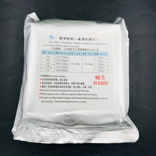 Dentallaborschiene Tiefziehmaterial zum Vakuumformen hart 1,0/1,5/2,0 mm - Bild 5 von 12