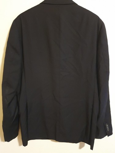 M.J Bale Black Wool Drop 8 Suit Tailored Jacket Blazer Sz 44 Perfect Condition - Picture 5 of 6