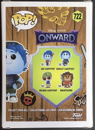 FUNKO POP Onward n°722 Barley Lightfoot Très bon état - Picture 2 of 6