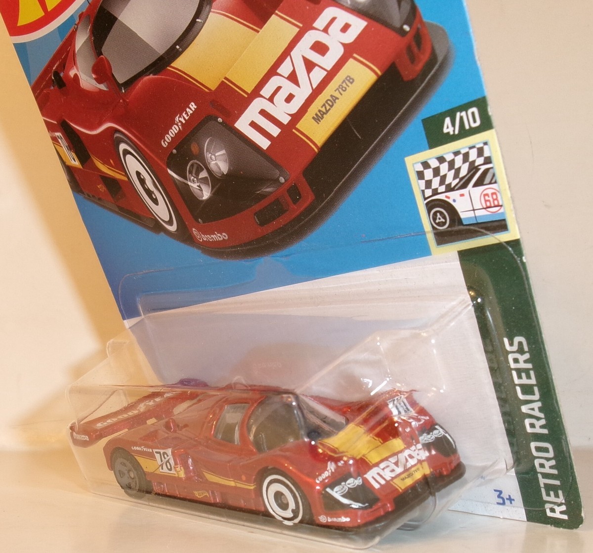 Hot Wheels Mazda 787B Retro Racer – 1:64 Scale Die-Cast, Red (4/10, 28/250) – Collectible Model Car - View #11