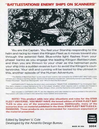 SFB: Captain's Log #1 - Picture 2 of 2