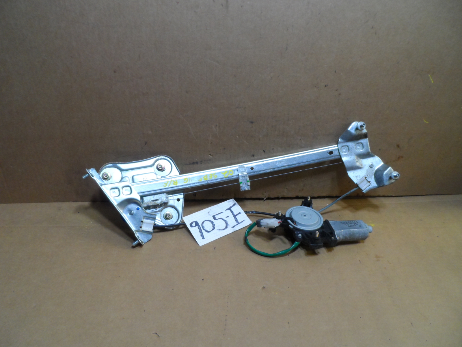 01 - 06 Chrysler Sebring Front PASSENGER Side Window Regulator W/ Motor #905-E