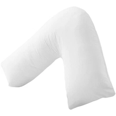 LANCASHIRE BEDDING V Shape Preganancy Support Pillow Back Rest Reading Pillow Set or Cover Only