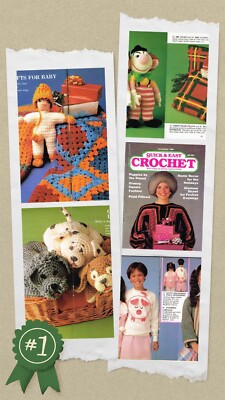 Quick Easy Crochet Pattern Magazine Fall Holiday 1986 Issue Toys Kids Clothing