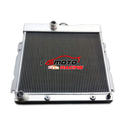 For 1963-1969 68 Dodge Charger Dart Mopar Coronet Polara V8 AT Aluminum Radiator