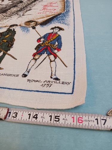 Fort William Henry 1755-1757 Lake George NY Vintage Linen Tea Towel - Picture 8 of 8