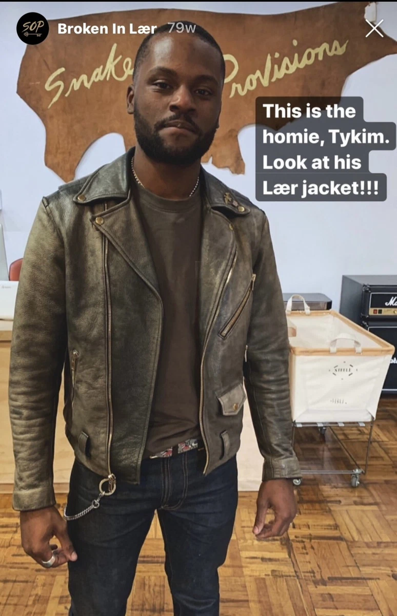 Laer leather best sale jacket