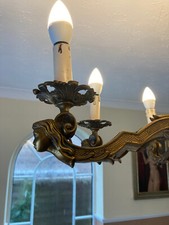 Gothic revival, Art Nouveau, Woman, Spiritual, Chandelier, Collectable,