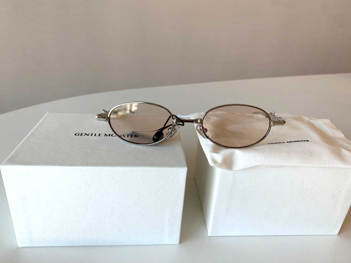 Gentle Monster Pico 02(BR) Silver Orange | 100% Authentic | Brand