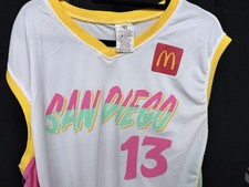 Manny Machado #13 San Diego Padres McDonald’s Giveaway Jersey 2XL Pink White SGA