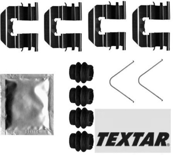 Textar 82550600 ZubehöRsatz FüR Scheibenbremsbelag ZubehöRsatz FüR Hyundai-image