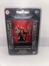 Figurine Warhammer 40k Space Marine du Chaos Techmancien noir TU