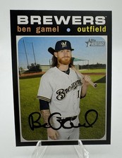 2020 Topps Heritage #157 Ben Gamel Milwaukee Brewers
