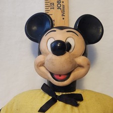 Vintage 1972  Walt Disney Prod. Horsman Dolls Inc. MICKEY MOUSE Doll. No Sound 