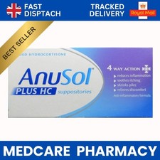 Anusol Plus HC Suppositories 12 – Haemorrhoid & Pile Pain Relief