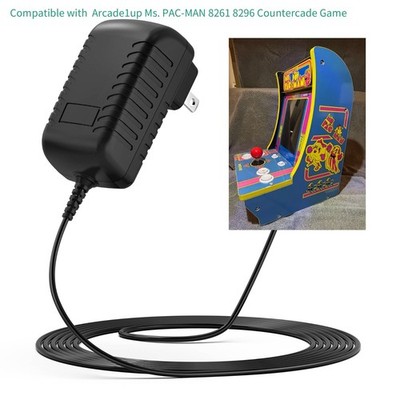 5V AC Adapter For Arcade1up Ms. PAC-MAN 8261 8296 Countercade Game Power Supply