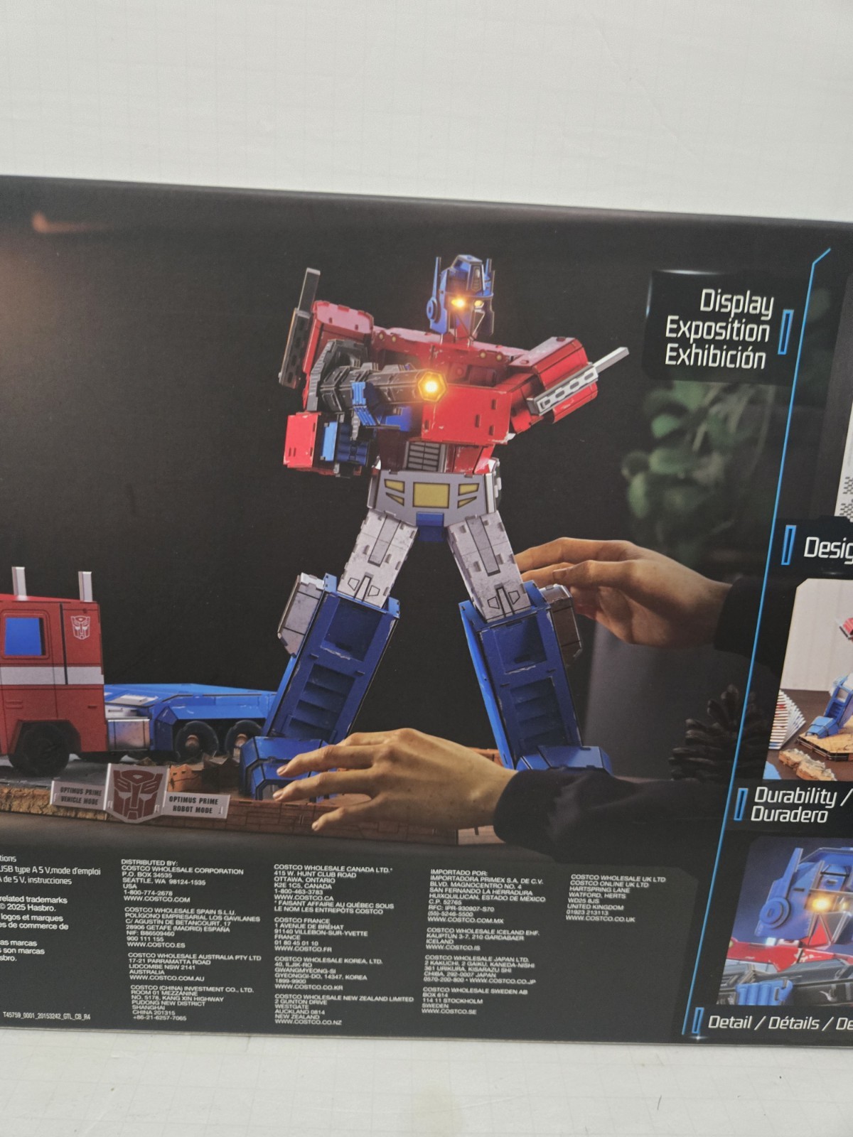 Transformers Innovation 4D Build Optimus Prime 3D Model Kit With LED Sealed
