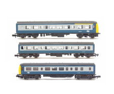 Graham Farish N Gauge 3 Car DMU, Class 101. BR Blue/Grey. Cat No 8135