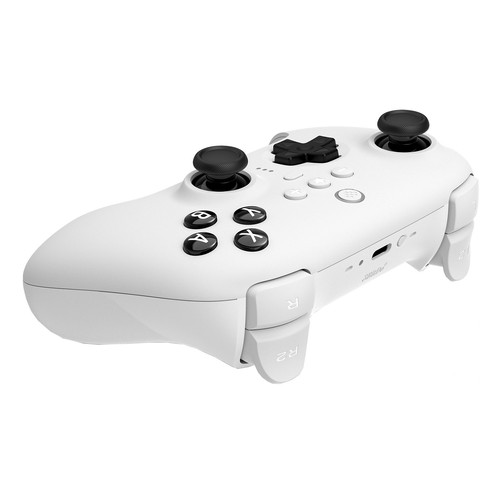 8BitDo Ultimate Bezprzewodowy kontroler Bluetooth do przełącznika, komputera z etui - biały - Zdjęcie 3 z 3