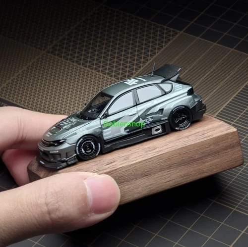 GB PSC 1:64 Gray Impreza STI Sports Model Diecast Collect Car