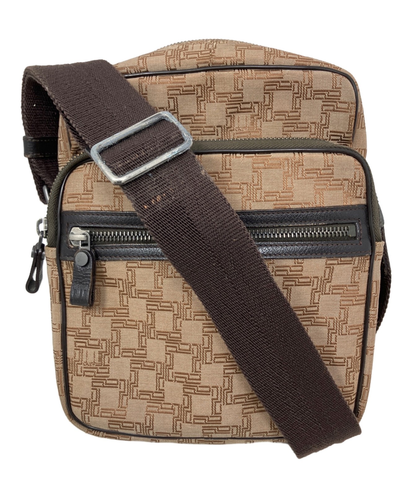 dunhill Shoulder Bag D8 Canvas Burberry Trench Coat Brown Used 