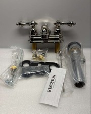 Kingston Brass KS3606AX 4-Inch Kitchen/Bathroom Faucet, Polished Chrome