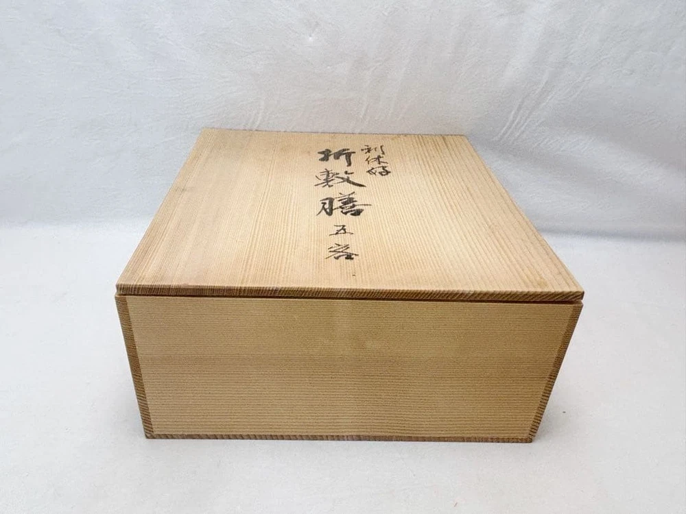 Jubako Bento Box Japanese Unused Kaiseki utensils Painter Made by Masai Ko Rikyu