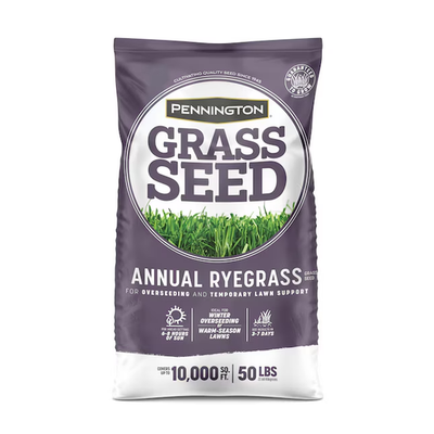 #ad SHIPS FREE Pennington Annual Ryegrass Grass Seed 50 lb Quick Germination Lawn $53.31