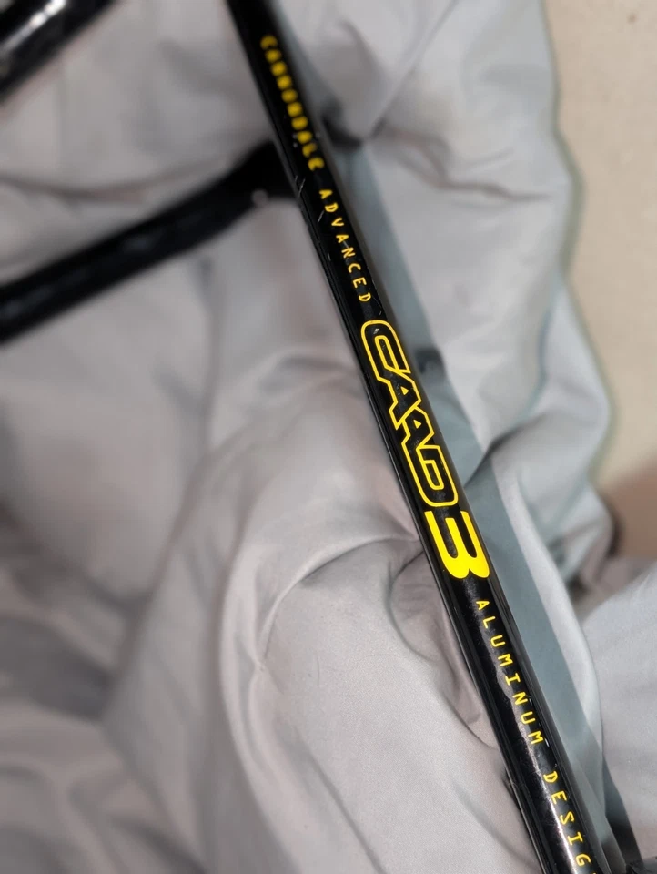 Cuadro de bicicleta de carretera de carreras vintage Cannondale R400 negro Foto 3 de 3