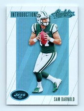 Sam Darnold 2018 Panini Absolute Introductions NFL Rookie Card #IN-SD Jets. rookie card picture