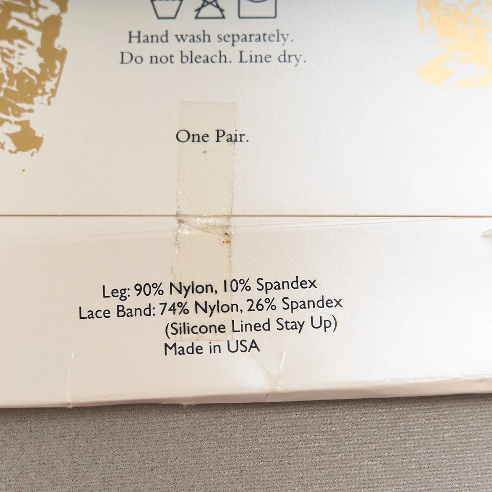 Victoria's Secret Colección Nupcial Hasta el Muslo M Crema Encaje Top Pierna Brillo Foto 3 de 4