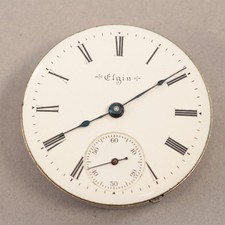 Elgin 18 Size 15 Jewel Pocket Watch Movement - RC2316