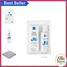 Screen Cleaning Kit Gel Spray 20 Wipes Microfiber Cloth Electronics TV Monitor