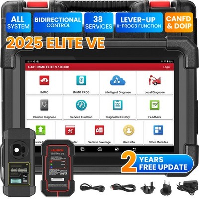 Launch X431 IMMO Elite OBD2 Diagnosegerät Key Programmier PRO 5 mit X-PROG3