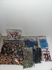Pony Bead Lot New Used Lot Of 7 Mixed