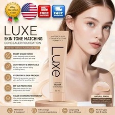 Luxe Color Changing Foundation - Instantly Adapt to Your Skin Tone - Medium 30ml