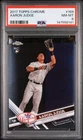2017 Topps Chrome Aaron Judge Rookie Card #169 PSA 8