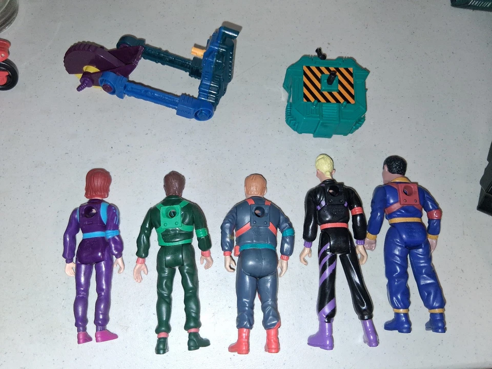 LOTE de figuras de acción de héroes Kenner Power Pack de los Cazafantasmas reales años 80 Foto 2 de 4