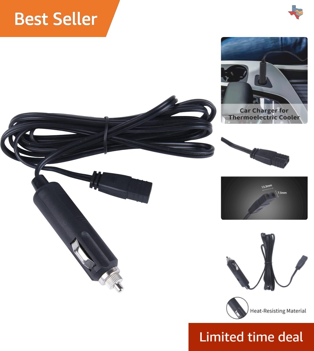Box With Fused 10 Amp Plug - Space-saving Design