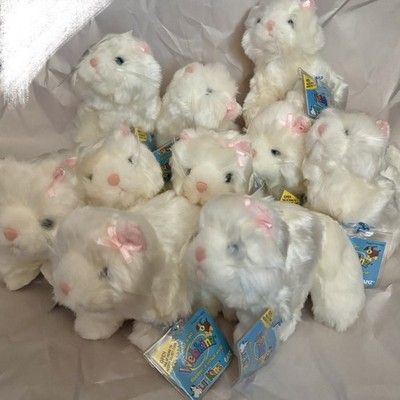 LOT OF 10 New Webkinz Lil' Kinz PERSIAN CAT White Plush HS110 Sealed Code Tags