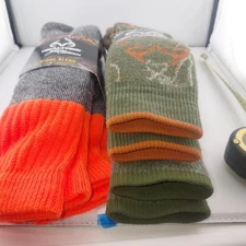 2 PAIR REALTREE MERINO WOOL BOOT WINTER HIKING SOCKS MENS SHOE SIZE 9-13