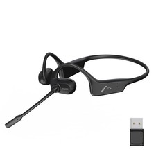 Open Ear Headphones with Mic, Bluetooth Headset with AI Noise Canceling Micro...