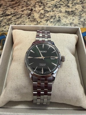 Seiko Presage Green Men's Watch - SRPE15J1