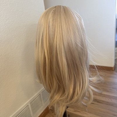 Feshfen Wig Fronts Hairline  Lace Frontal Wig Soft Ash Blonde Very Pretty 354