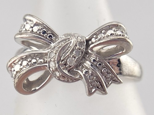 ANILLO DANBURY COMO NUEVO 925 CIRCONITAS CÚBICAS CINTA LAZO TALLA 9 K459A - Imagen 1 de 5