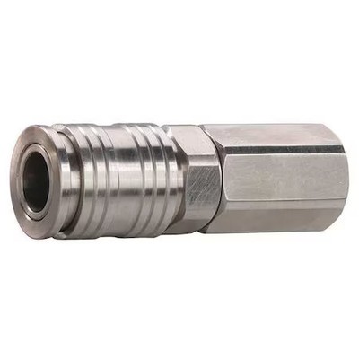 Speedaire 30E539 Quick Connect Hose Coupling Socket, Universal, 3/8 In Female